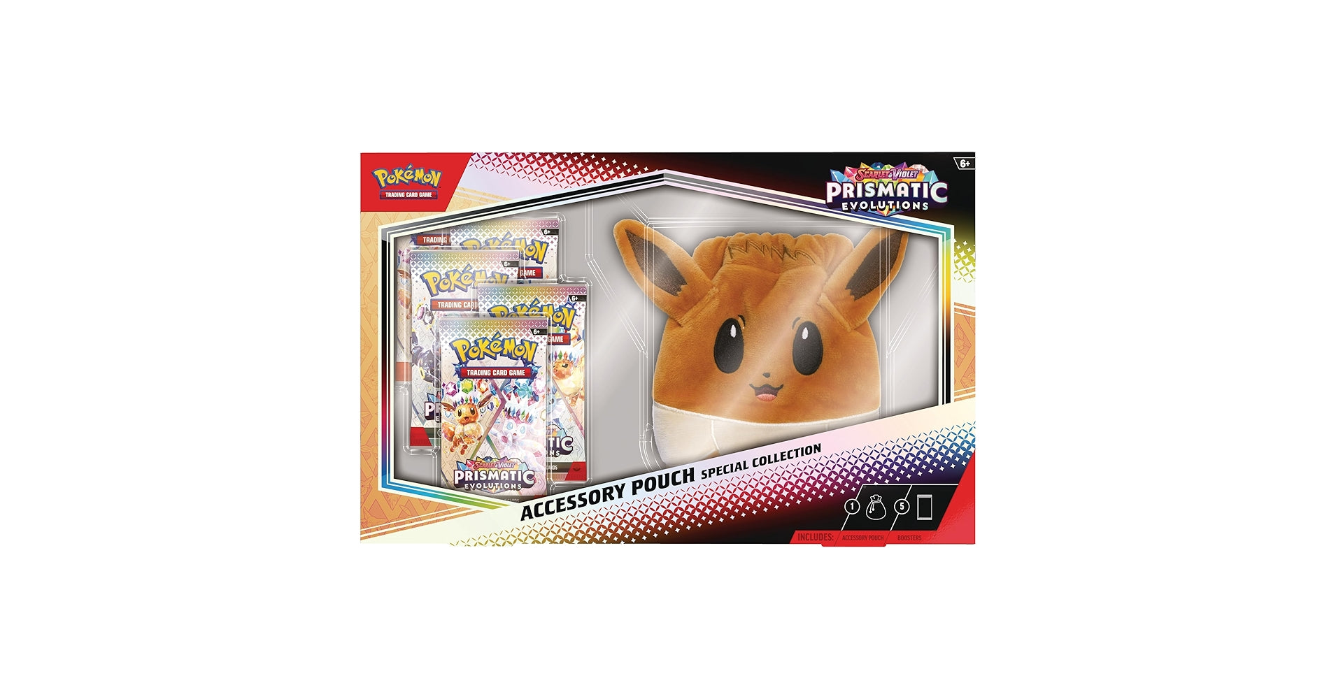 Prismatic Evolutions Accessory Pouch Special Collection box