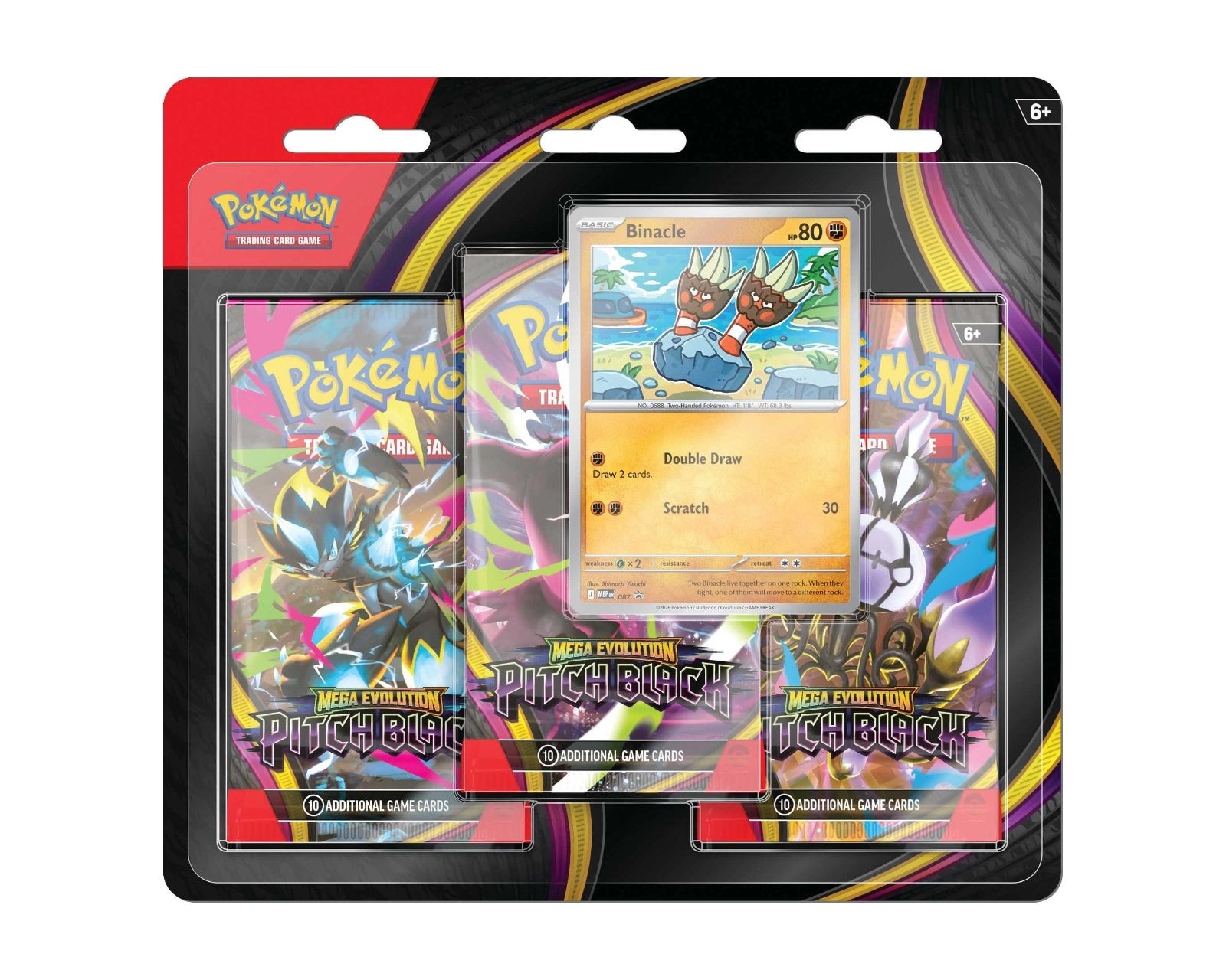 Pitch Black 3 pack blister
