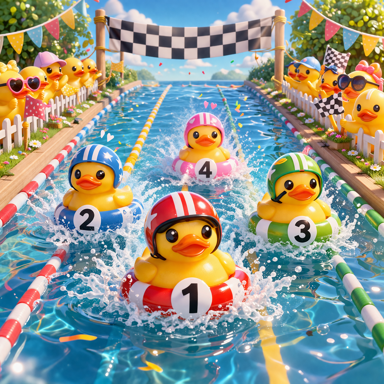 Duck race spotje 🐤